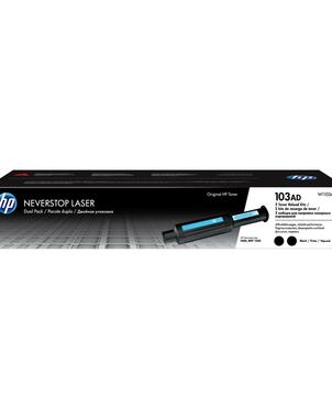 Картридж HP W1103AD №103AD для принтера HP Neverstop 1000a w, 1200a w, black, упаковка 2 шт