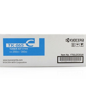Картридж TK-865C для Kyocera 250/300 голубой