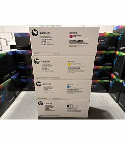 Картридж HP W2120XC,W2121XC,W2122XC,W2123XC  №212X для HP CLJ Enterprise M554dn КОМПЛЕКТ
