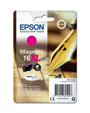 Картридж T163340 для Epson WF-2010/2510/2520 пурпурный