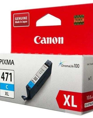 Картридж CLI-471XLC (0347C001) для Canon PIXMA MG5740/6840 голубой