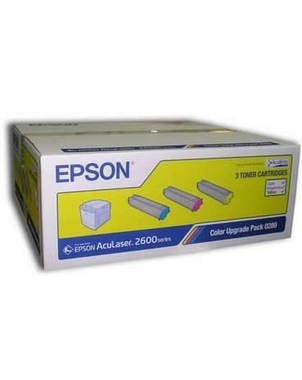 Картридж S050289 для Epson AcuLaser 2600/С2600 голубой/пурпурный/желтый, 3 шт/уп.