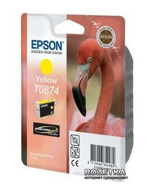Картридж T087440 для Epson Stylus Photo R1900 желтый